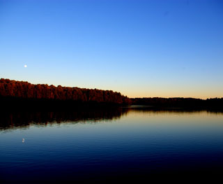 Overview of a lake