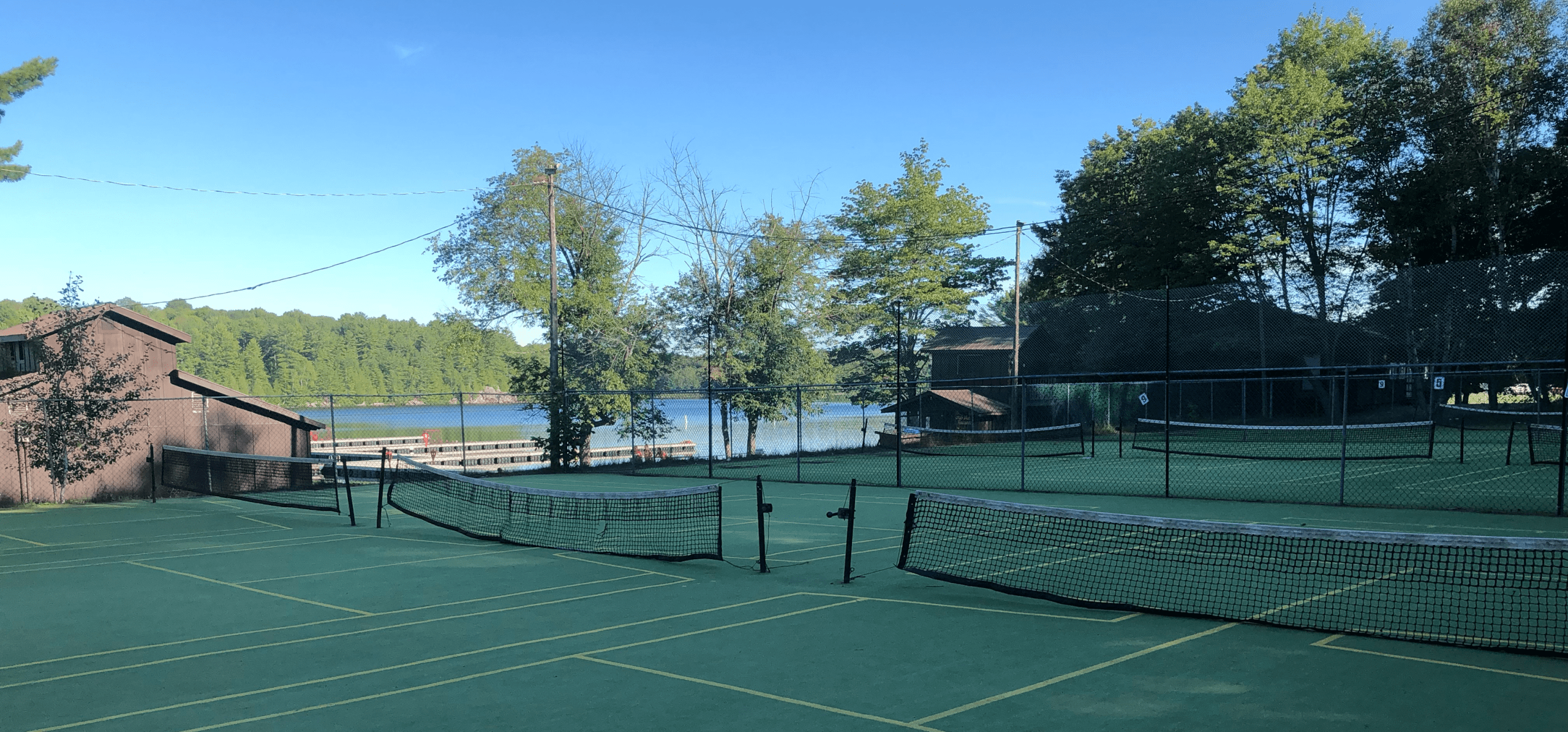 Camp Tamarack tennis court